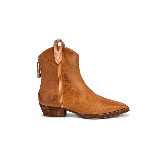 Free People X We The Free Wesley Ankle Boots Tan Leather